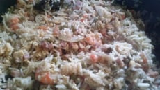 Riz cantonais terre et mer