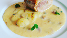 Filet de Lieu à la crème de Pommeau