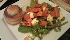 Salade de patates douces au fromage