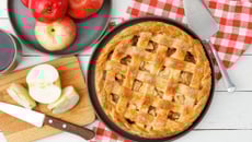 Apple pie et son croisillon de pâte