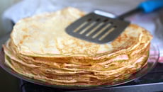 Crêpes sans œufs et délicieuses