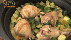 Tajine de poulet aux légumes