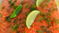 Saumon mariné