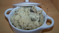 Risotto champignons rapide