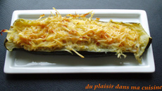 Courgettes farcies au yaourt