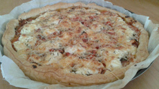 Tarte Thon-Tomates-Moutarde