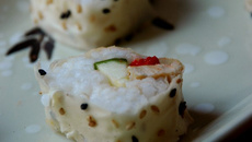 Makis au poulet rôti et légumes du soleil