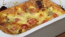 Clafoutis de tomates cerises économique