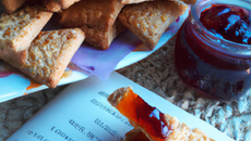 Croquants à la confiture