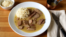 Langue de bœuf sauce madère