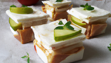 Bricks de chèvre aux pommes