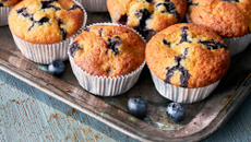 Muffins au cœur de myrtilles