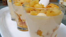Verrine de Tiramisu à l'ananas et à la crème de calissons