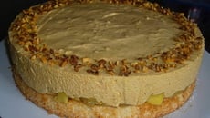 Bavaroise caramel & ses pommes confites