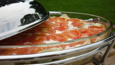 Lasagnes au Chavroux et épinards frais