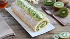 Gâteau roulé au Kiwi de l'Adour IGP
