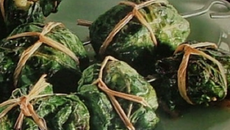 Paupiettes de risotto au fromage de brebis en brochettes