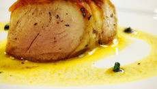 Filet mignon de porc à la vanille