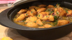 Tajine d'agneau aux coings et au miel