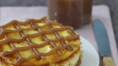 Cheese cake aux sablés des prés et confiture de châtaignes maison