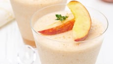 Mousse bavaroise aux pêches