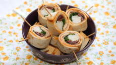 Maki-Wrap au poulet, tomates séchées et roquette
