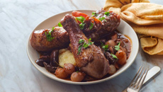 Coq au vin et poule au pot