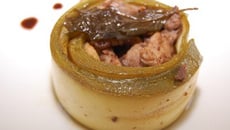 Duo de courgettes et de bonite en Scabèche