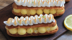 Éclairs au citron meringués