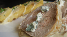 Filet mignon de porc au roquefort rapide