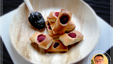 Minis financiers aux amandes et framboises