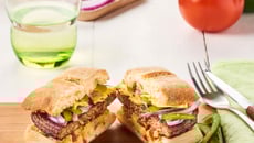 Veggie burger mexicains