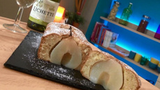 Gâteau aux poires et vin blanc