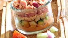 Verrine de thon à la faisselle