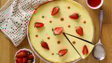 New York cheesecake au coulis de fraises