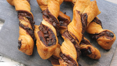Torsades au Nutella et pépites de chocolat