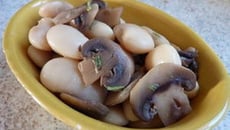 Poêlée d'automne aux champignons et haricots de Soissons