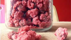 Pralines roses maison