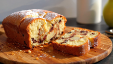 Cake à la poire et aux pépites de chocolat