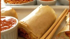 Nems de poulet à la tomate