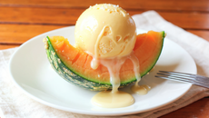 Glace au melon