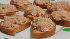 Petits toasts au thon