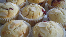 Muffins cœur confiture