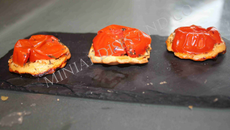 Mini tatin de tomates cerises