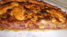 Tarte amandine aux cerises gourmande