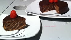 Marbré chocolat noir - framboise