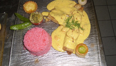 Filet de sole au safran et tomate cerise