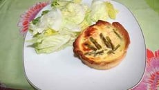 Tartelettes au saumon et aux asperges