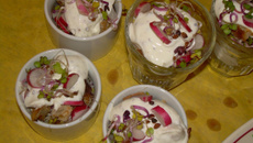 Salade croquante en verrine