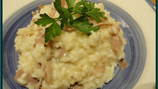 Risotto au jambon cru